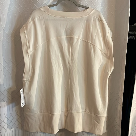Athleta Retroterry V-Neck Seeatshirt SZ 2X - Picture 13 of 13